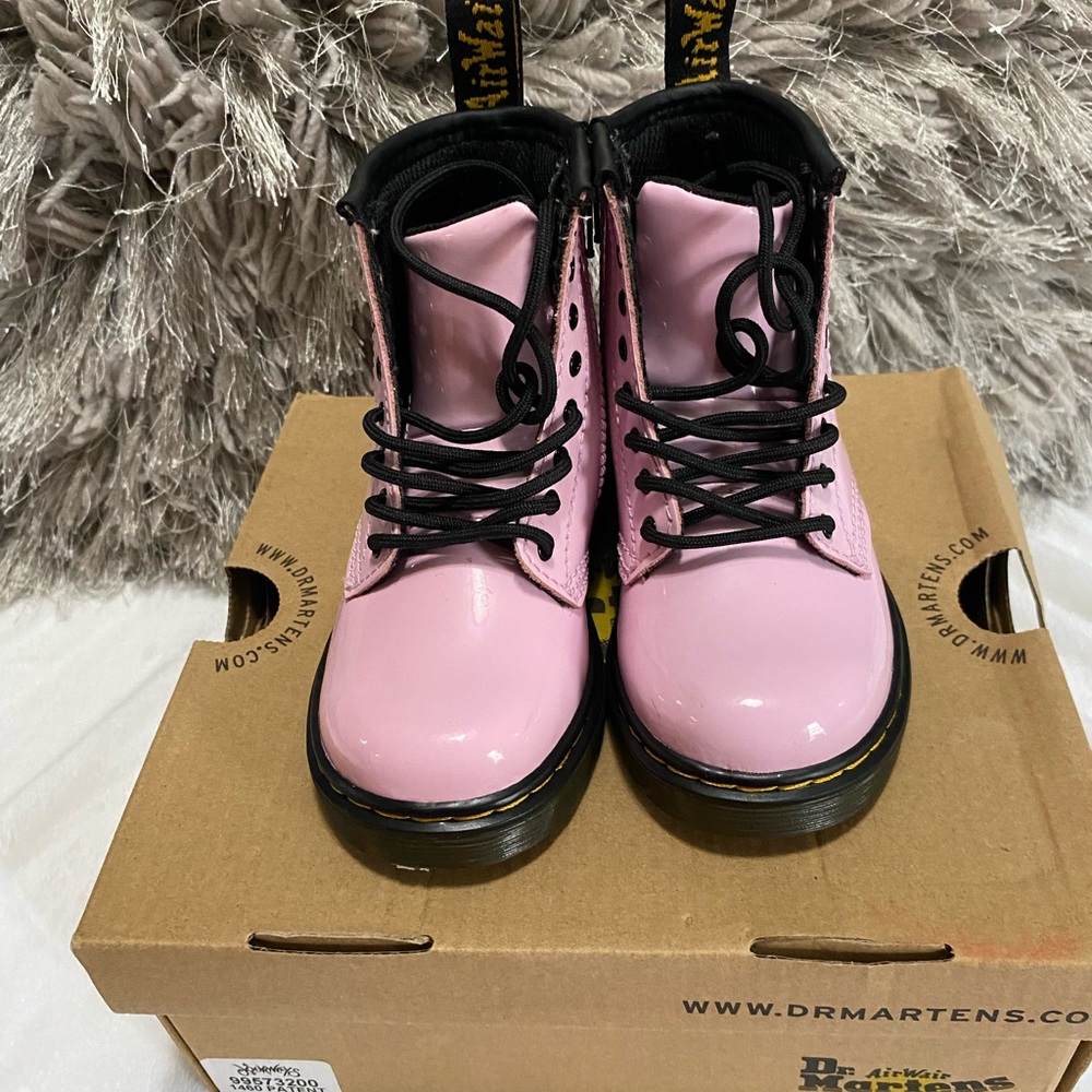 Dr. Martens Pink Toddler Boots